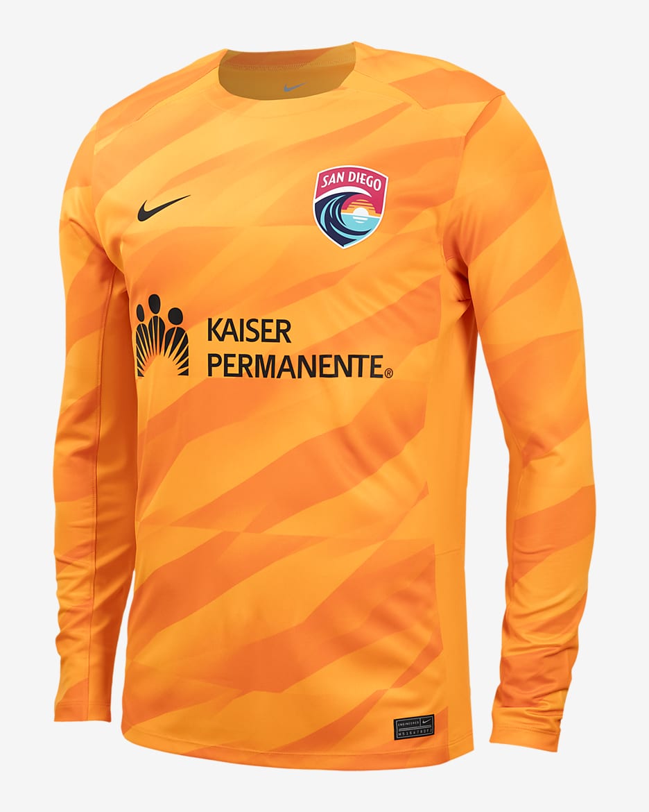 San Diego Wave FC 2024 Goalkeeper Nike NWSL Long-Sleeve